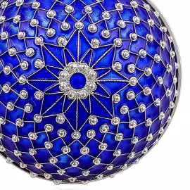 Елочный шар "Звезда" синий