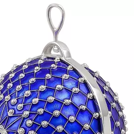 Елочный шар "Звезда" синий