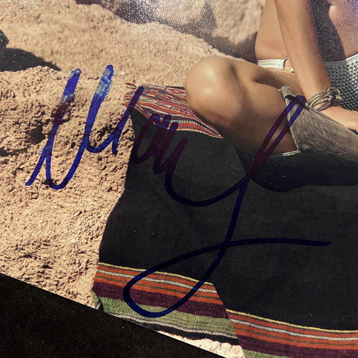 Autographed photo of supermodel Irina Shayk
