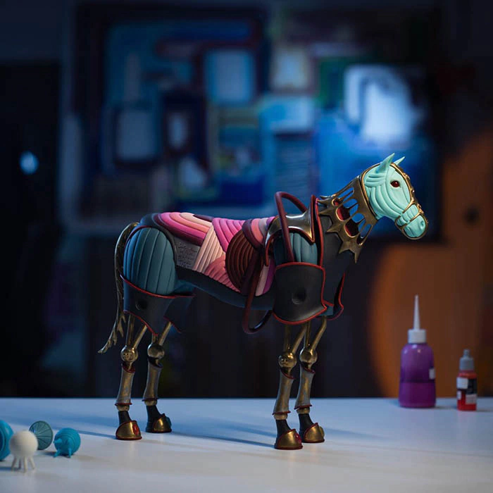 Sculpture Horse by artist Taras Zheltyshev