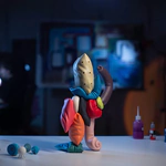 Lazy Wolly sculpture by Taras Zheltyshev