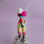 Candylady sculpture by Taras Zheltyshev