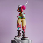 Candylady sculpture by Taras Zheltyshev