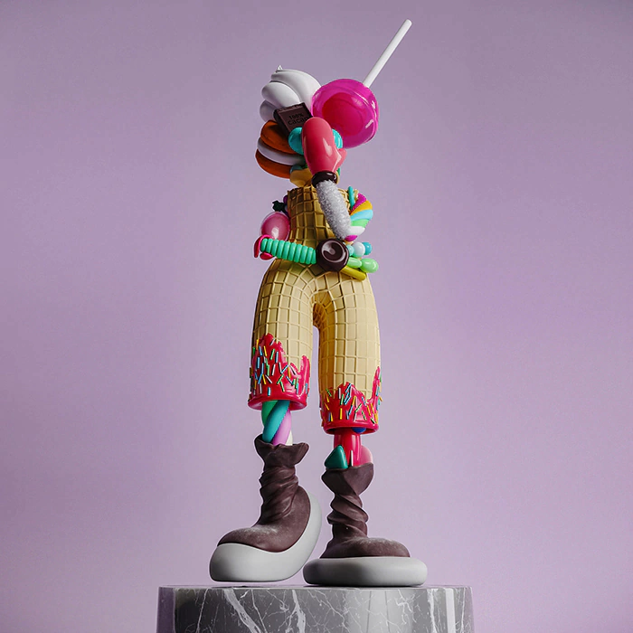 Candylady sculpture by Taras Zheltyshev