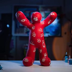 Sculpture Red fear by artist Taras Zheltyshev