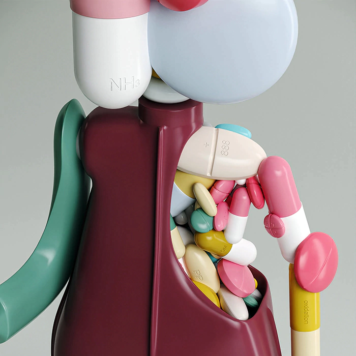 Pillman sculpture by Taras Zheltyshev