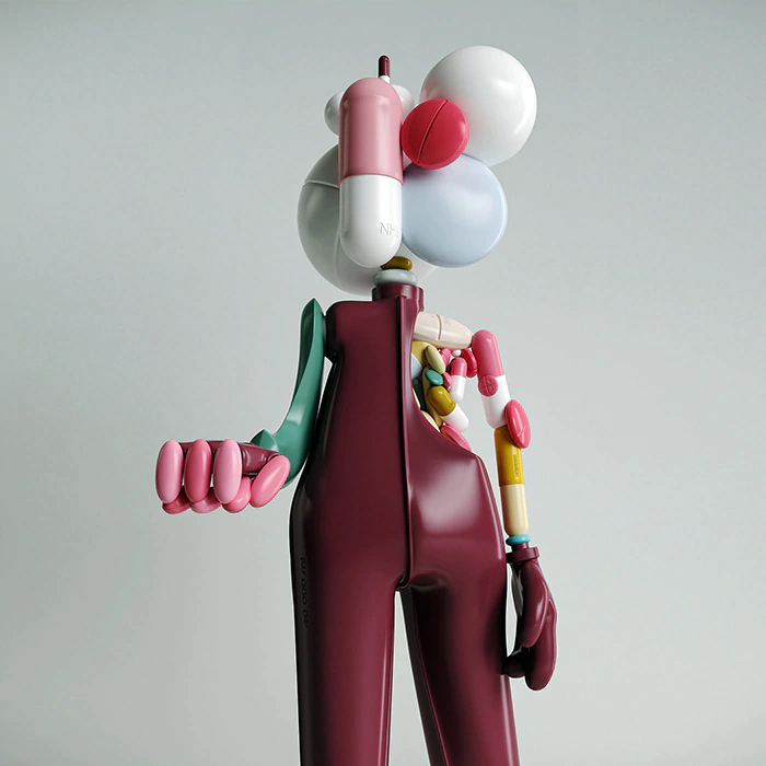 Pillman sculpture by Taras Zheltyshev