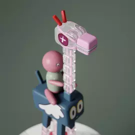 Скульптура Giraffe and boy художника Тараса Желтышева