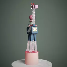 Скульптура Giraffe and boy художника Тараса Желтышева