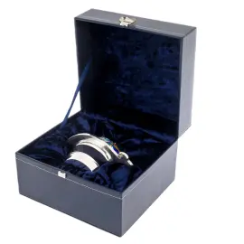 Икорница "Царская" с финифтью Икорница "Царская" с финифтью