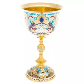 Кубок "Слава" с лазуритом, большой, Златоуст