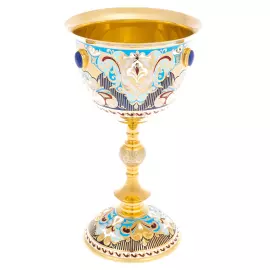Кубок "Слава" с лазуритом, большой, Златоуст