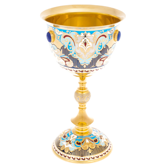 Glory Cup with lapis lazuli, bolshoi, Zlatoust
