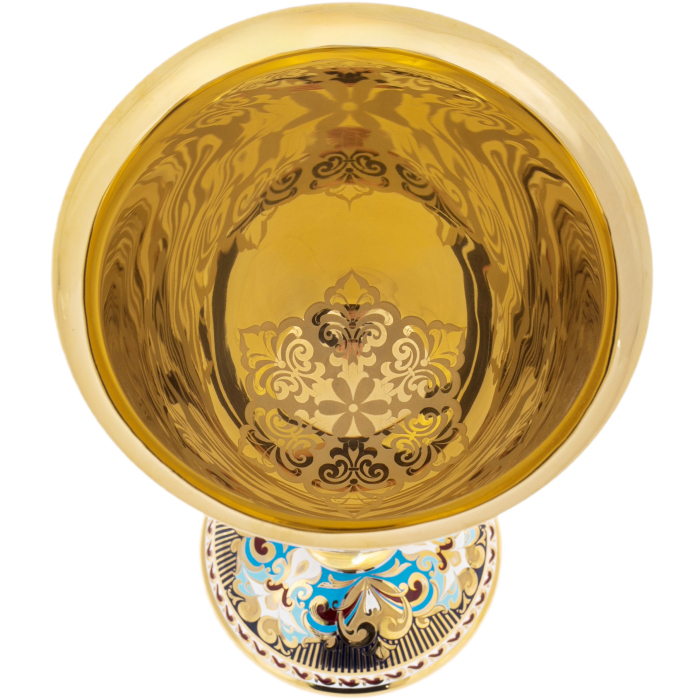 Glory Cup with lapis lazuli, bolshoi, Zlatoust