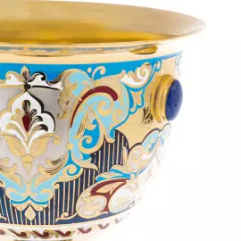 Кубок "Слава" с лазуритом, большой, Златоуст