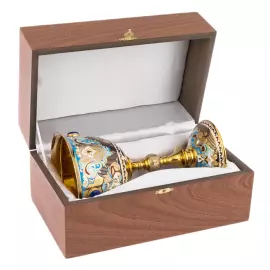 Кубок "Слава" с лазуритом, большой, Златоуст