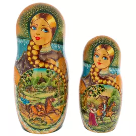 Matryoshka doll for 15 places "Summer troika" 33 cm