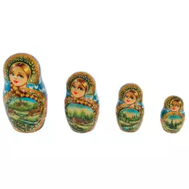 Matryoshka doll for 15 places "Summer troika" 33 cm