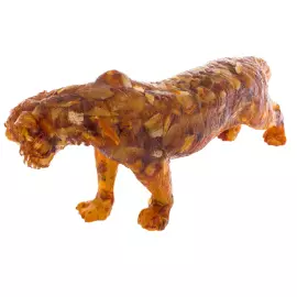 Сувенир из янтаря "Тигр"