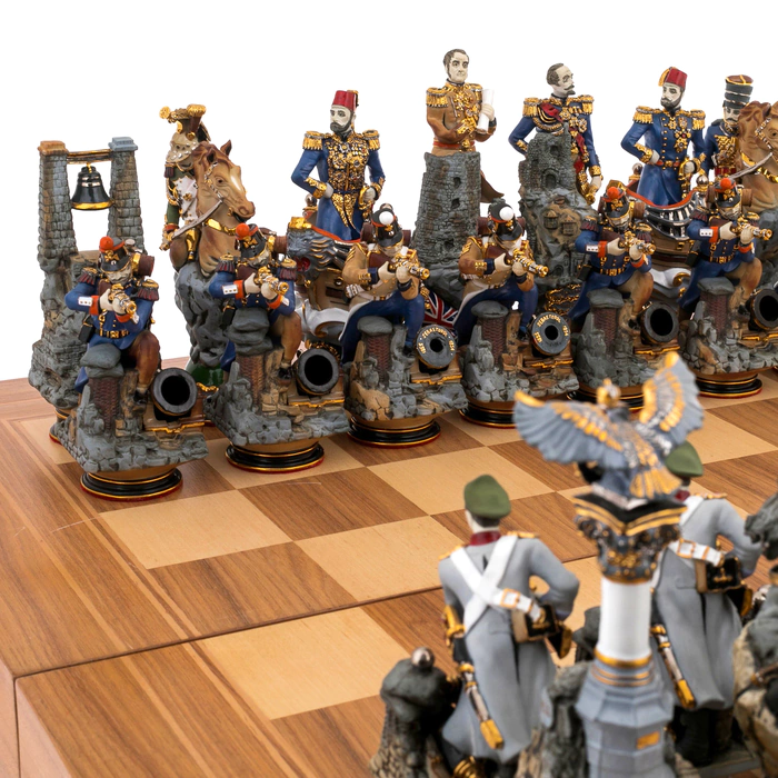 Chess made of porcelain "Sevastopol"
