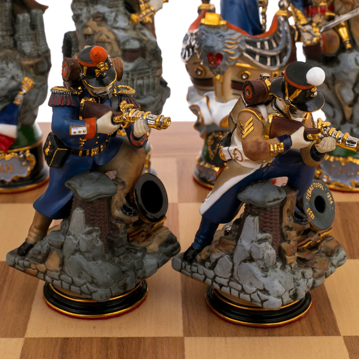 Chess made of porcelain "Sevastopol"