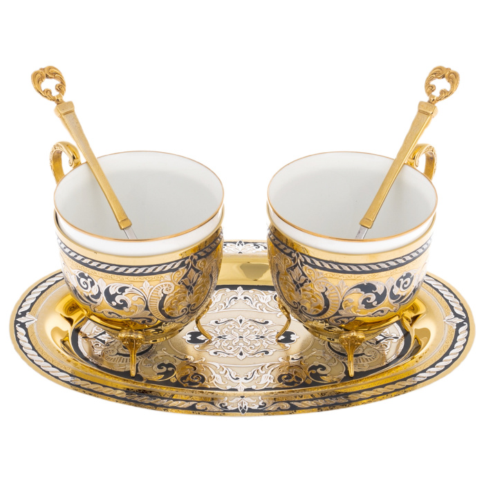 Coffee set "Coffee for two" for 2 persons, Zlatoust