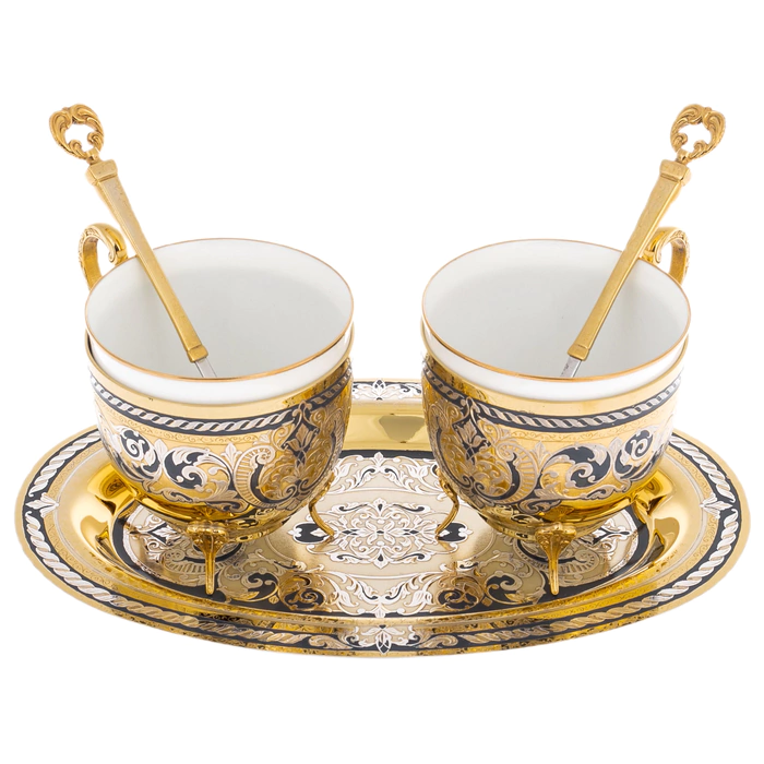 Coffee set "Coffee for two" for 2 persons, Zlatoust