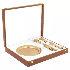 Набор для водки "Орнамент" на 4 персоны, Златоуст