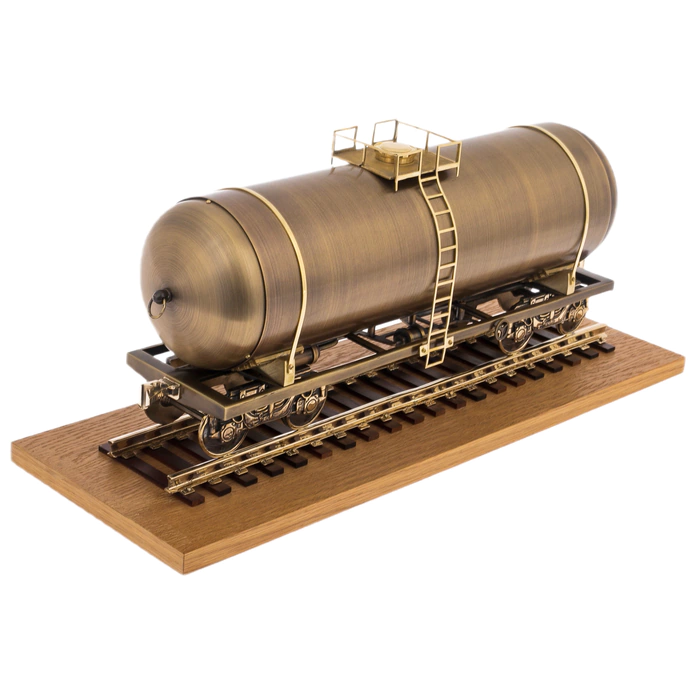 Alcohol packaging "Big tank on rails"