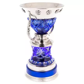 Кубок "Синий лед" с хрусталем