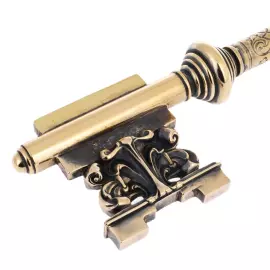 Сувенирный ключ с эмалью "Герб РФ"