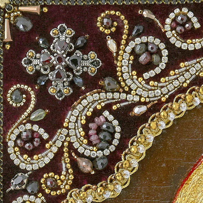 Embroidered icon of St. Nicholas the Wonderworker