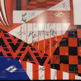 Ретро-футболка с автографами ФК «Спартак»