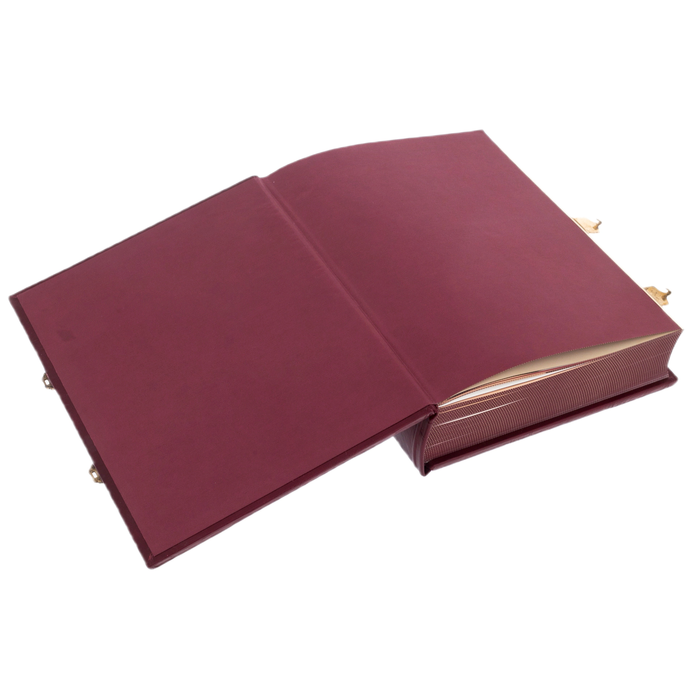 Leather-bound gift book "Wine" by A. Domine, in a box