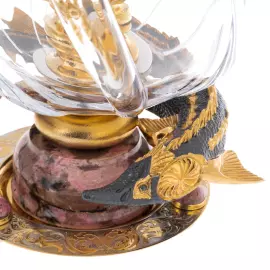 Икорница "Посейдон" со стопками, на 3 персоны, Златоуст