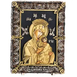 Икона с художественным литьём "Неустанная помощь"