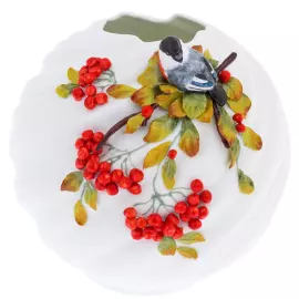 Фарфоровая ваза для цветов "Бриз — рябина"