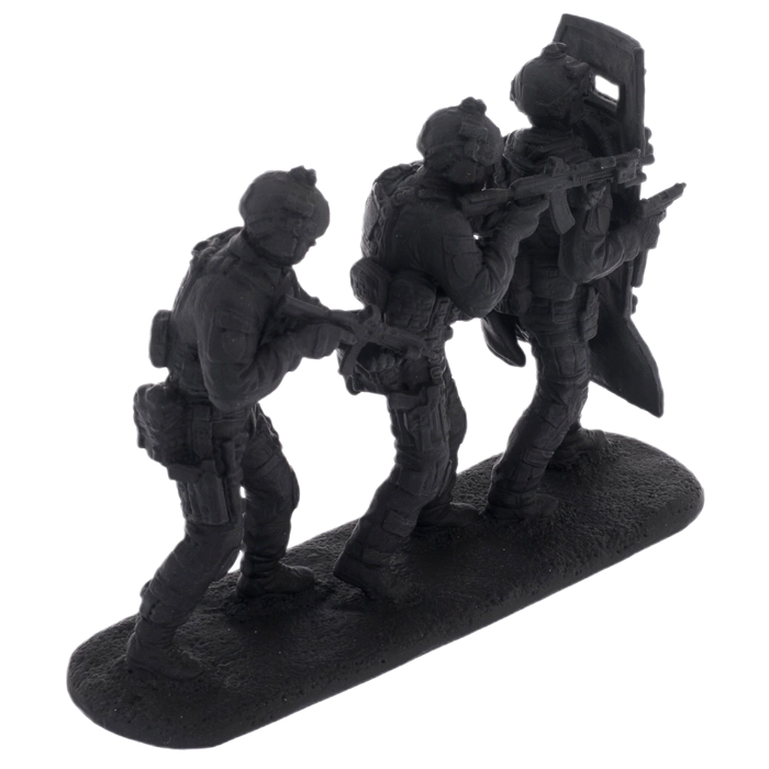Cast iron statuette "Special Forces Soldiers" in a gift box