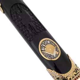 Нож сувенирный из дамасской стали "Воин" Златоуст