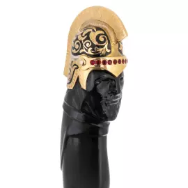 Нож сувенирный из дамасской стали "Воин" Златоуст