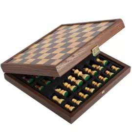 Olive wood and wenge chess set "Staunton"