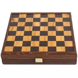 Olive wood and wenge chess set "Staunton"