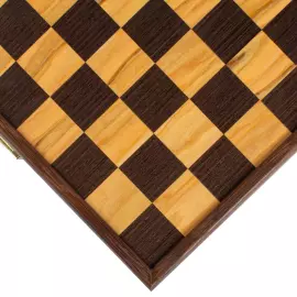 Olive wood and wenge chess set "Staunton"