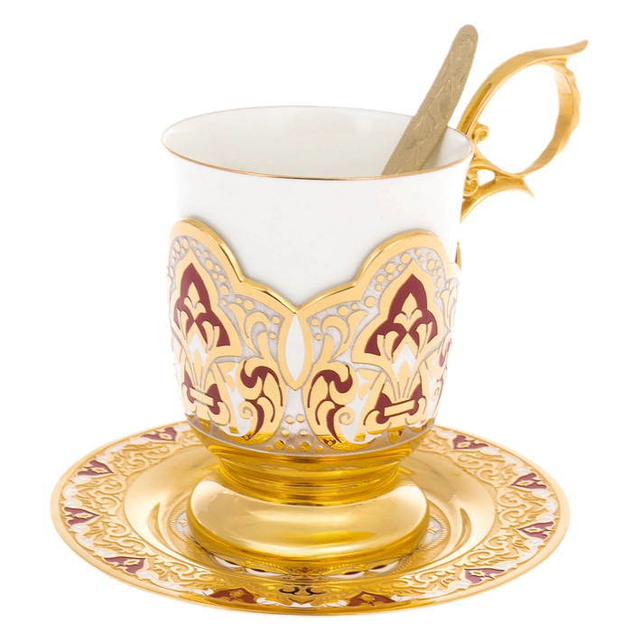 Coffee pair "Patterns" for 1 person, Zlatoust