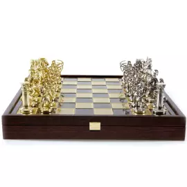 Laminated wood chess set "Archers"