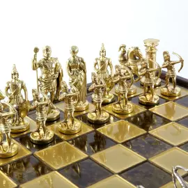 Laminated wood chess set "Archers"
