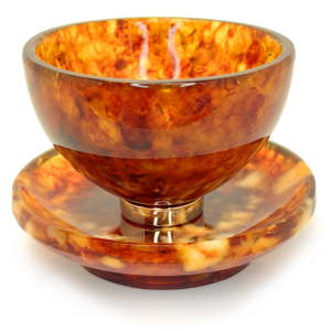 Chinese tea bowl with saucer