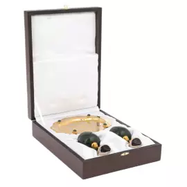 Set of glasses made of jade "Romance" for 2 persons, Zlatoust