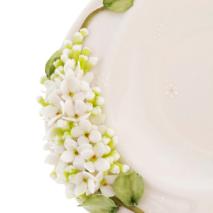Porcelain tea set "White lilac" for 2 persons