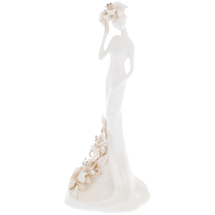 Bone china sculpture "Lady"